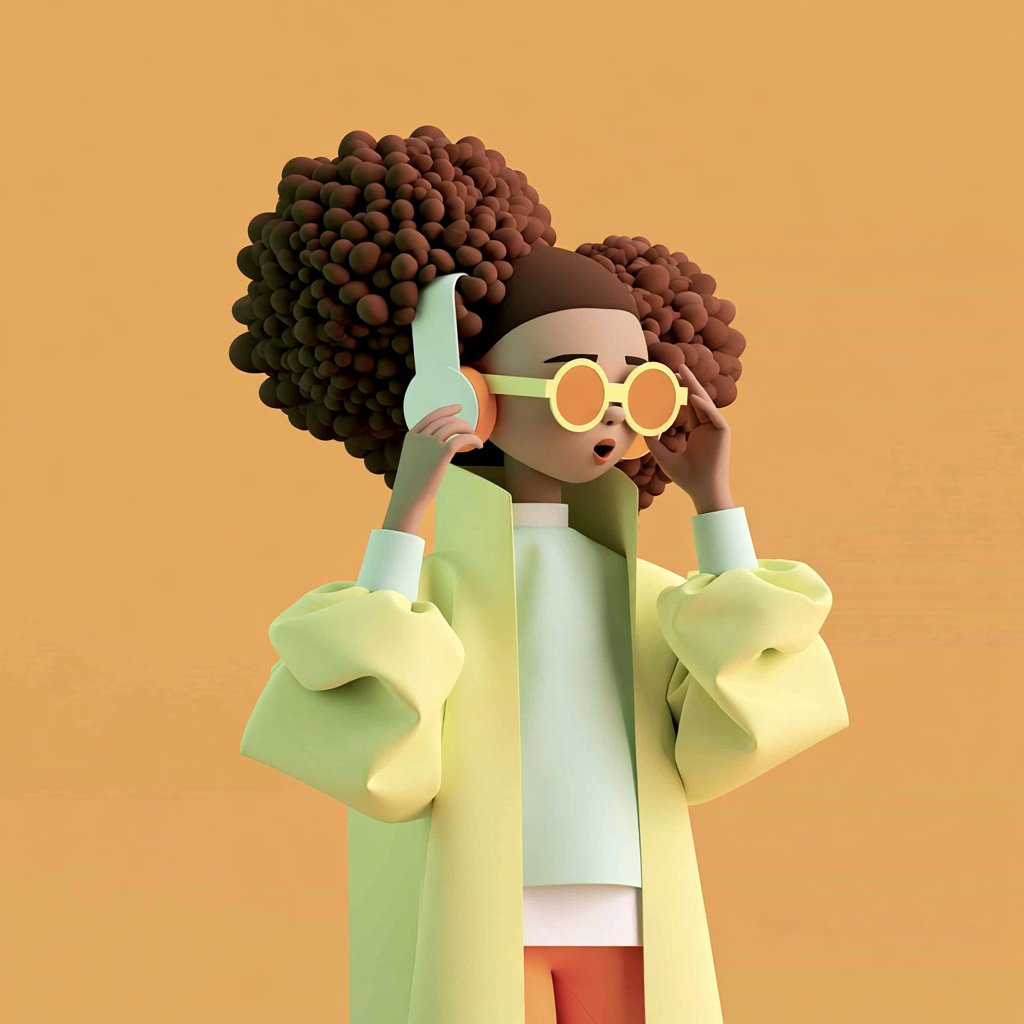This Midjourney style reference embraces minimalist 3D chara