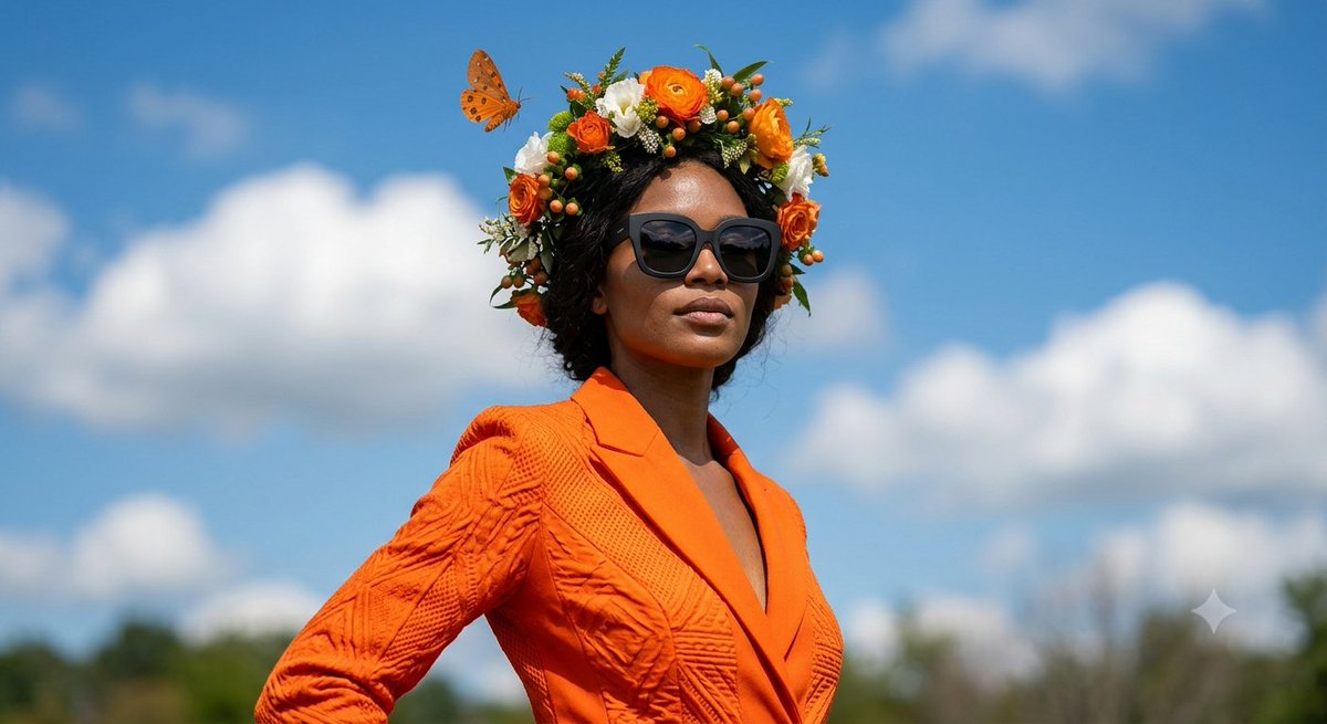 Ultra-realistic high-fashion editorial portrait of the uploa