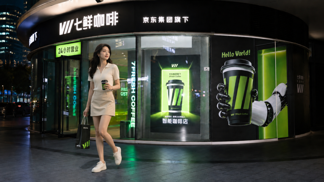 Global Debut: JD.com’s 7FRESH Coffee Opens Beijing’s First 24-Hour Intelligent Unmanned Coffee Shop with AI Recommendations and Robotic Preparation