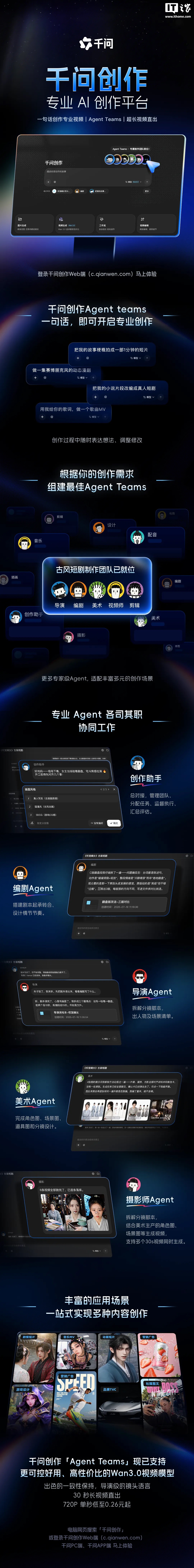 Alibaba Qwen Creation launches Agent Teams for end-to-end video production
