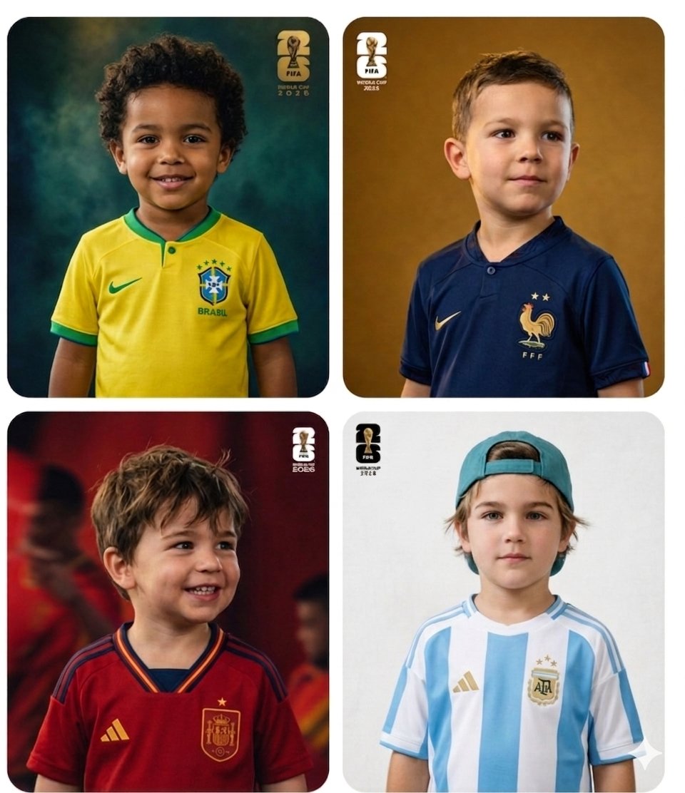 A 2x2 grid of four individual realistic portrait photos of y