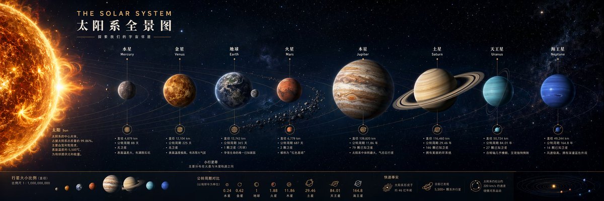请生成一张【超宽科学科普长卷】，单张完整图片，不要拼图，不要多宫格，不要分栏。

尺寸：横版 3:1，适合做科普海报、展
