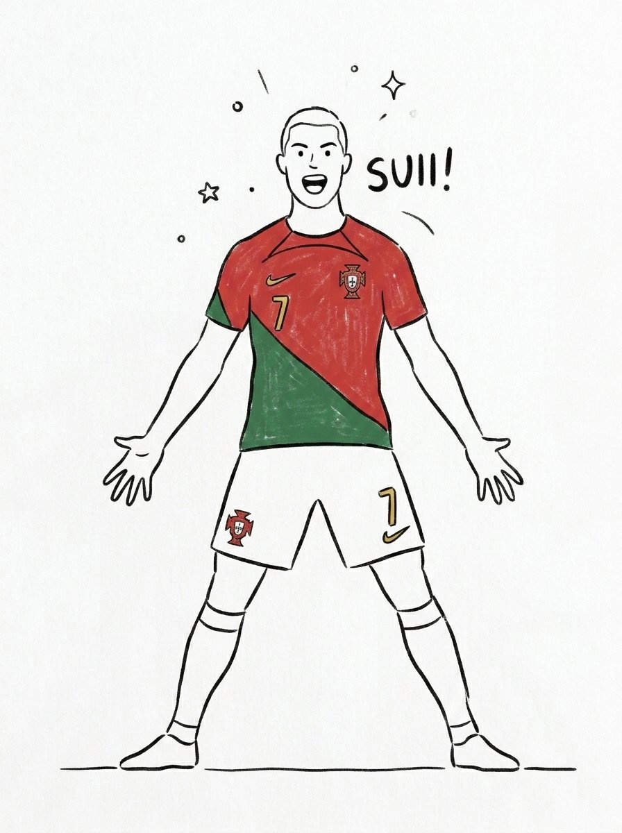 Rasmni minimalistik qo‘lda chizilgan doodle illustratsiyasiga aylantirish