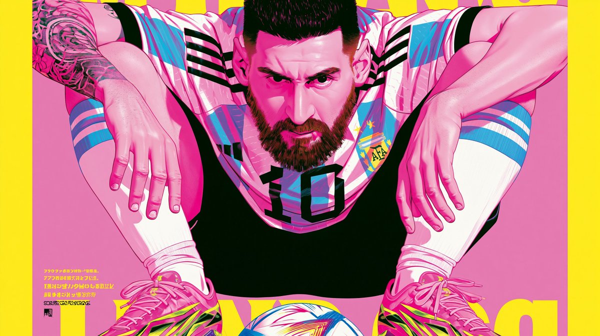 --sref 83539355

[messi, argentina]
[luis diaz, colombia]
[m