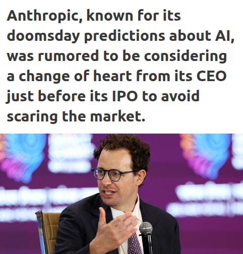 Anthropic CEO Dario Amodei Keeps Going On About AI Destroying the World, and Investors Have Had Enough