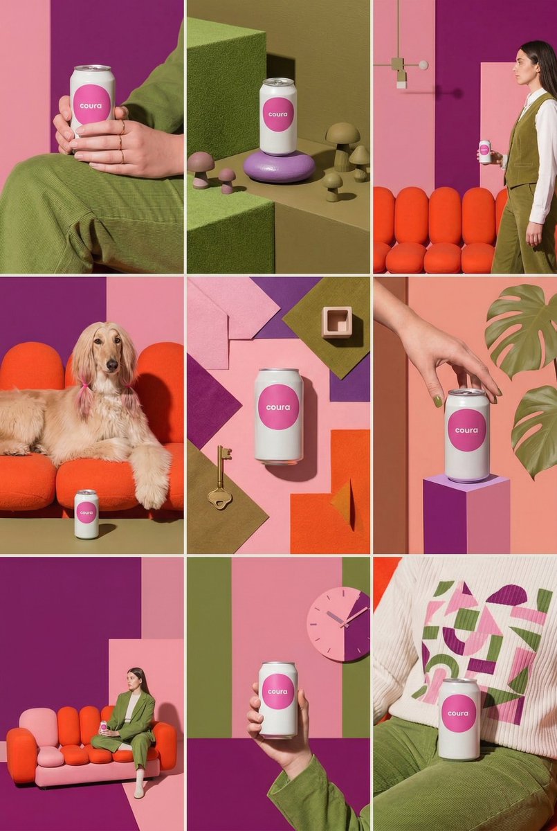 为该产品创建 9 张图片的 Instagram feed [sam