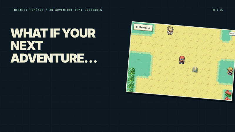 Infinite Pokémon দিয়ে AI-সম্প্রসারিত বিশ্ব তৈরি ও অন্বেষণ করুন
