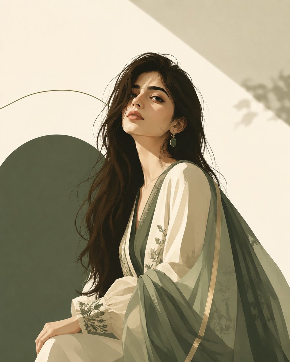 High-end modern art magazine cover-style illustration. Use t