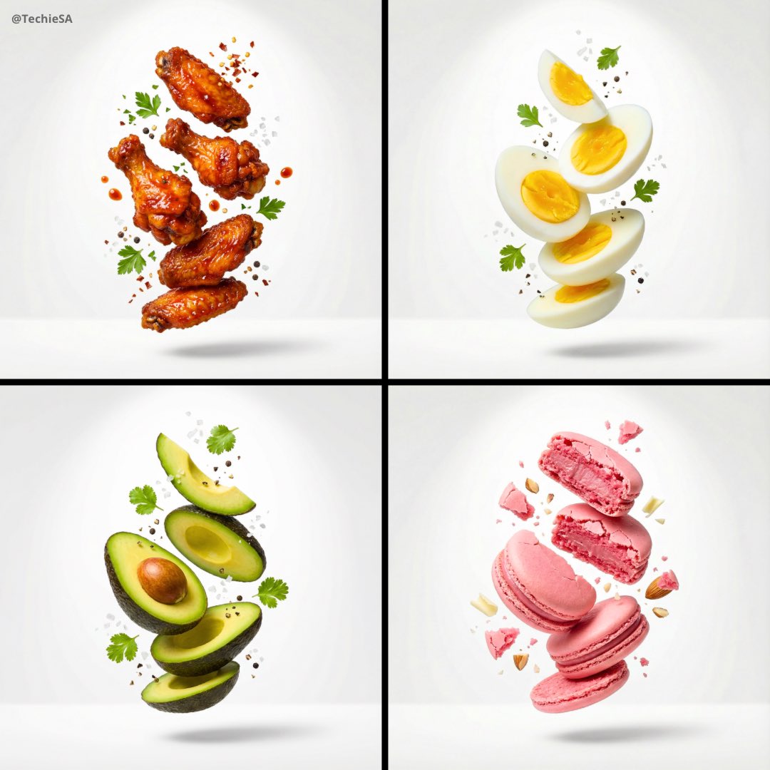 [subject], premium food advertising, white seamless backgrou