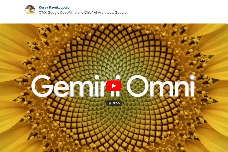 Gemini Omniで会話形式に動画を生成・編集する画面のイメージ