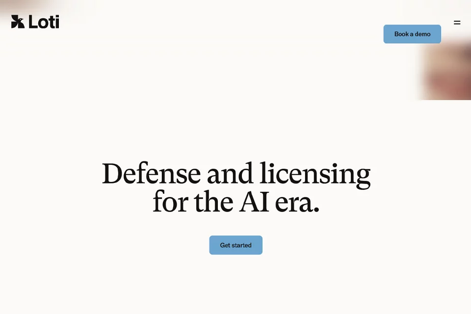 Catalog cover for Loti AI's digital likeness infringement tracking tool