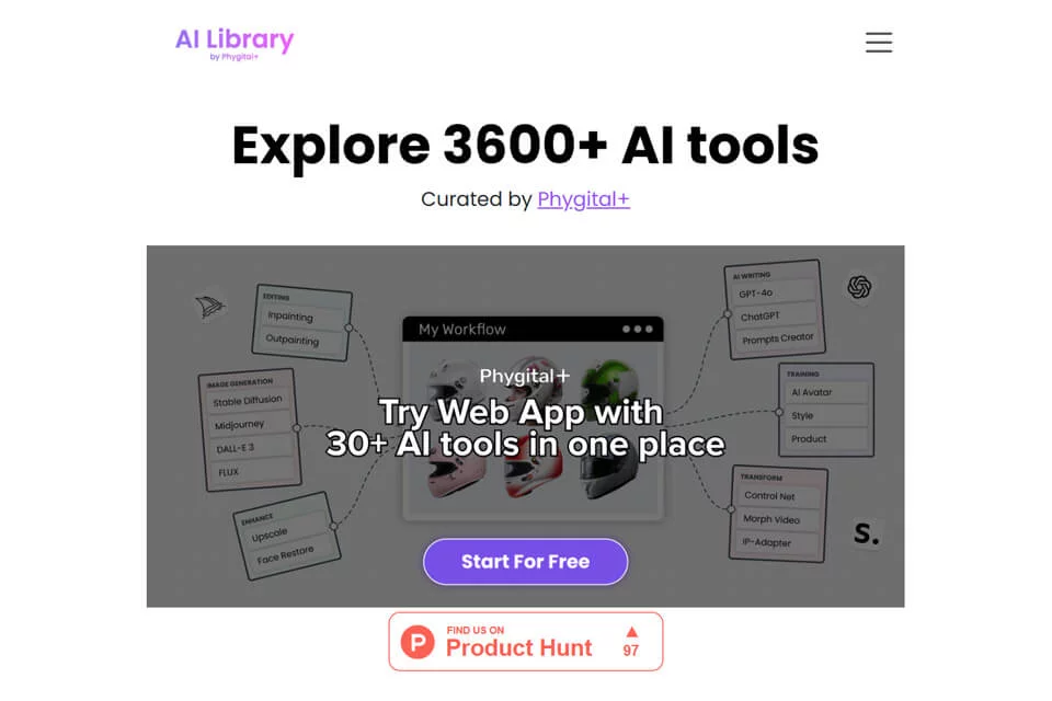 AI Library-এর টুল শ্রেণিবিভাগ ও ফিল্টার ইন্টারফেস প্রদর্শনকারী কভার ছবি