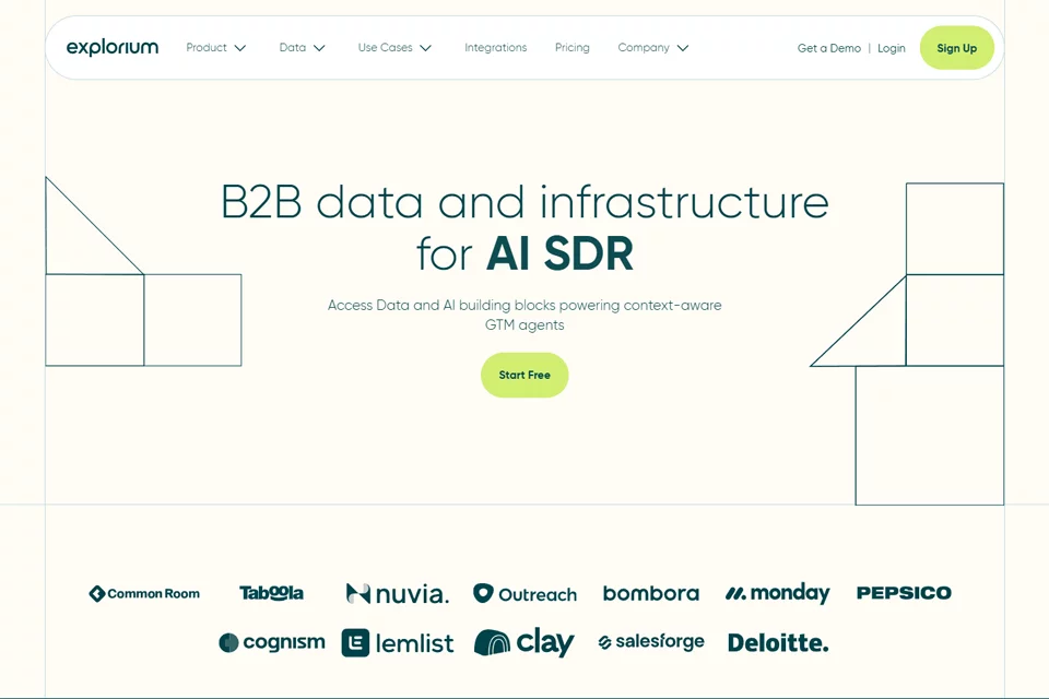 واجهة Explorium للاستعلام عن بيانات B2B واكتشاف العملاء