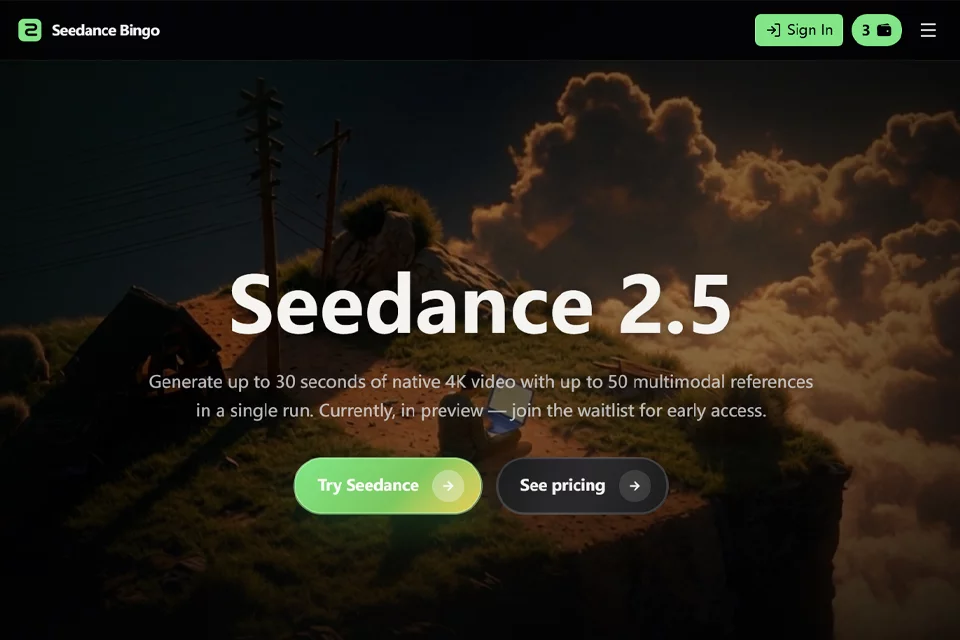 Seedance Bingo পণ্যের কভার