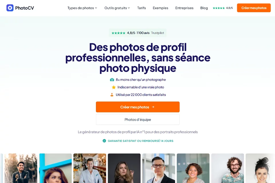 Ảnh bìa dịch vụ tạo ảnh chân dung nghề nghiệp bằng AI PhotoCV
