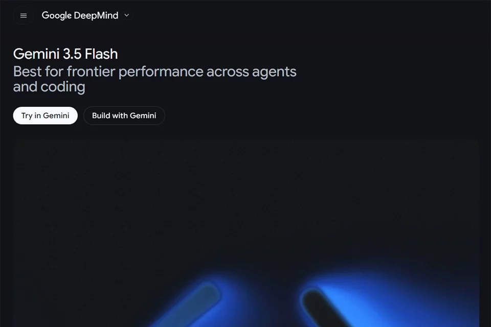 Gemini 3.5 Flash product name and logo cover image