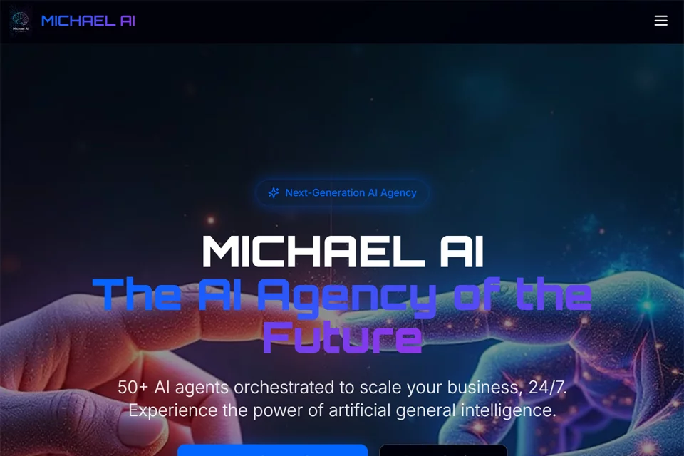 Michael AI کی AI آٹومیشن خدمات کا سرورق