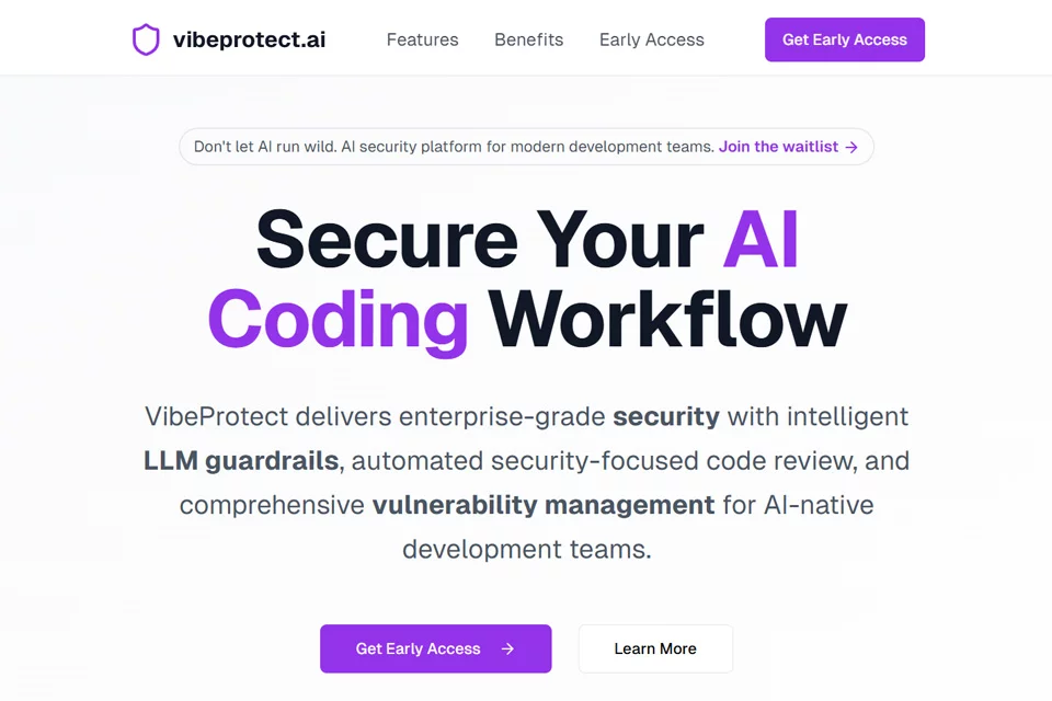 VidProtect AI application security platform interface